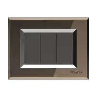 1M GLASS PLATES BEVELED LEVANA (BRONZE MIRROR) - Valencia - 56581