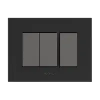 2M GRID FRAME+COVER LEVANA (BLACK) - Caprina - 56473