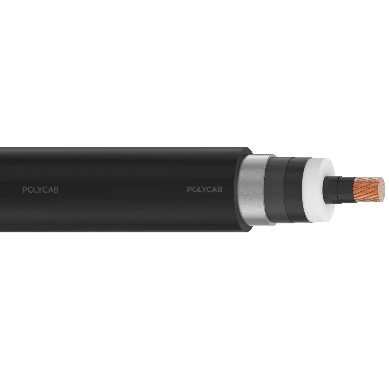 Polycab EHV Cu PB 132kV Compacted/stranded
Milliken Copper conductor,Semiconducting taped,Semiconducting extruded,Crosslinked polyethylene insulated,Semiconducting extruded, waterblocking taped,Extruded metallic lead sheath & Overall HDPE outer sheathed 132 kV EHV Cable - Polycab EHV Cu PB 132kV - 55363