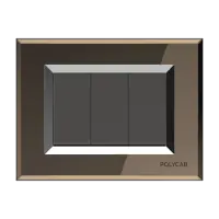 4M GLASS PLATES BEVELED LEVANA (BRONZE MIRROR) - Valencia - 56590