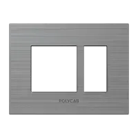 2M  Grid Frame+Cover Etira ( Brushed Lining) - Colour Plate - Stylaz - 56237