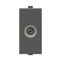 TV CO-AXIAL SOCKET 1M LEVANA (MAG.GREY) - TV Socket - 56723