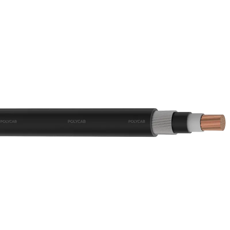 Polycab LV Cu IEC 60502-1 0.6/1kV SC AWA Single core stranded Copper conductor,XLPE/EPR/HEPR insulation, Aluminium wire armoured,PVC/Polyethylene/Halogen free Outer sheathed LV Cable - Polycab LV Cu IEC 60502-1 0.6/1kV SC AWA - 55249