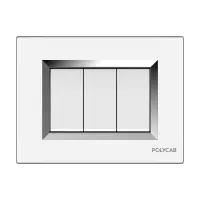4M GLASS PLATES LEVANA (WHITE) - Valencia - 56551