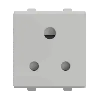 6A 3-Pin Socket Outlet  ( HD ) 2M- Brass - 3 Pin Socket - 56323