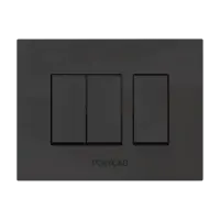 2M  Grid Frame+Cover Etira (Dark Black) - Standard Plate - Stylaz - 56196