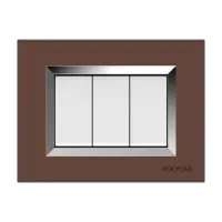 8M GLASS PLATES  LEVANA (CHOCOLATE) - Valencia - 56565