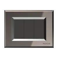 4M GLASS PLATES BEVELED LEVANA (FROSTED MIRROR) - Valencia - 56591