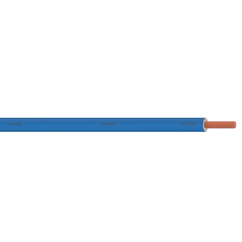 Flexible copper conductor, PVC insulation, unsheathed cable - Polycab H07V-K BSEN 50525-2-31 SC 450/750V AC - 55329