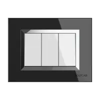 3M GLASS PLATES LEVANA (BLACK) - Valencia - 56548