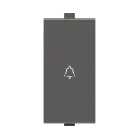 10A BELL PUSH 1M LEVANA (MAG.GREY) - Bell Push - 56677