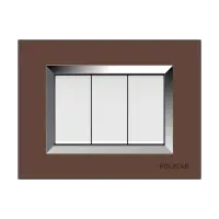 12M GLASS PLATES  LEVANA (CHOCOLATE) - Valencia - 56570