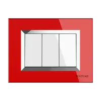 3M GLASS PLATES LEVANA (RED) - Valencia - 56549