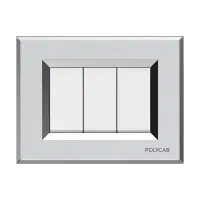 4M GLASS PLATES LEVANA (SILVER) - Valencia - 56552