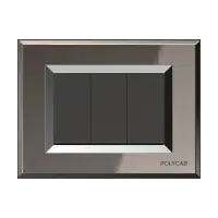 1M GLASS PLATES BEVELED LEVANA (FROSTED MIRROR) - Valencia - 56582