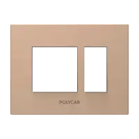 2M  Grid Frame+Cover Etira (Rose Gold) - Colour Plate - Stylaz - 56217