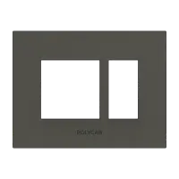 18M  Grid Frame+Cover Etira (Mag. Grey) - Colour Plate - Stylaz - 56235