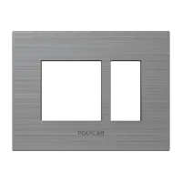 3M  Grid Frame+Cover Etira ( Brushed Lining) - Colour Plate - Stylaz - 56238