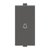 10A BELL PUSH 1M LEVANA PRO (MAG. GREY) - Bell Push - 56704
