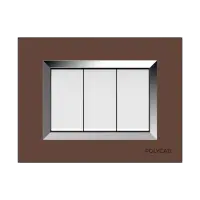 8M SQ. GLASS PLATES  LEVANA (CHOCOLATE) - Valencia - 56580