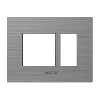 6M  Grid Frame+Cover Etira ( Brushed Lining) - Colour Plate - Stylaz - 56240