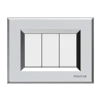 4M GLASS PLATES BEVELED LEVANA(SILVER FROSTED MIRROR) - Valencia - 56592