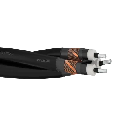 Polycab MV AL BS 7870-4-10 12.7/22kV Triplex