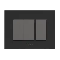 16M GRID FRAME+COVER LEVANA (BLACK) - Caprina - 56515