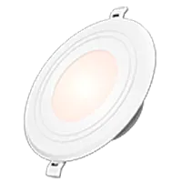 A sleek and powerful solution to brighten your space.Featuring a durable polycarbonate housing and high-luminosity LED chips, Slimglo is designed for efficiency in low-ceiling environments. It seamlessly integrates into concealed junction boxes. - Slim Glo LED JB Downlight - 54138