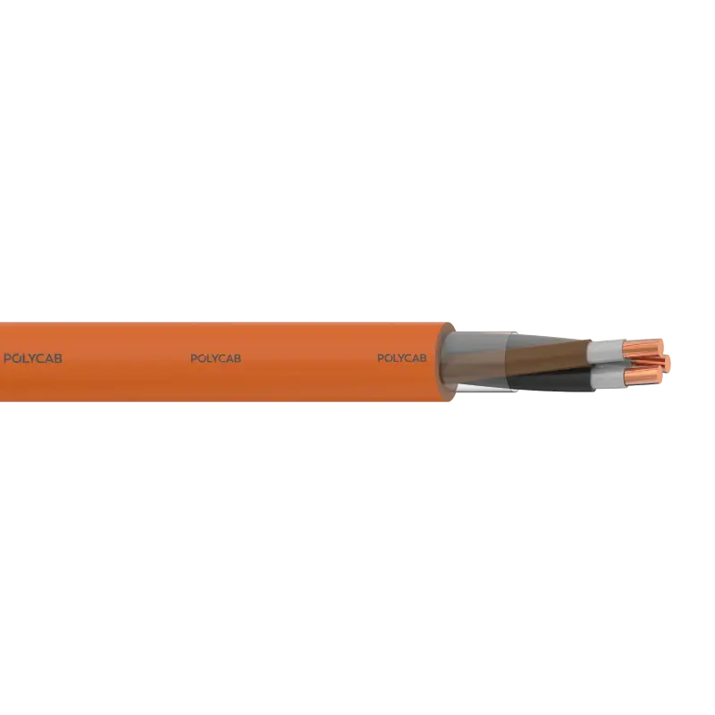 Stranded/Flexible copper conductor,Heat barrier mica taped,XLPE/HEPR insulation,Core laid up, Inner sheathed(optional),Polyolefin Halogen Free SHF1 Outer Sheathed FS Marine cable - Polymarine IEC 60092-353 0.6/1.0kV FS Uarmoured Cable - 54904