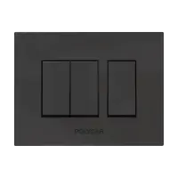 12M  Grid Frame+Cover Etira (Dark Black) - Standard Plate - Stylaz - 56202